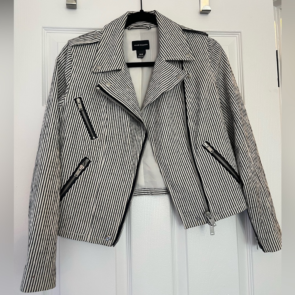 Club Monaco Pinstripe Jacket